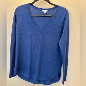 Caslon Royal Blue V Neck Sweater